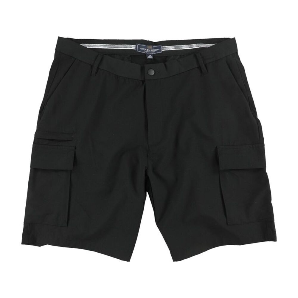 NICKEL & IRON Mens Tech Brindle Athletic Cargo Shorts, NWT